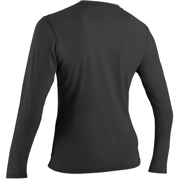 2026 O'Neill Womens Basic Skins Long Sleeve Rash Tee 4340 - Black